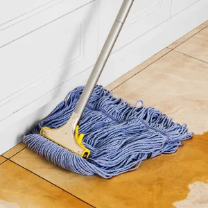 Hot Sell Microfiber Mopping Mops Supplier Kitchen Cleaning Cotton Floor Clean Cotton Wet Dust Mops With Aluminum Handle