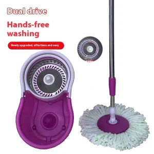 Hot Selling Eco Friendly 360 Degree Rotating Dual Use Wash Mop Bucket Self Wringer Microfiber for Household Office Floor