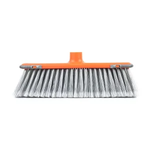 Hot selling High Quality PP Soft Flagged Bristle Floor Cleaning Broom with PP Brush Head for Household Use