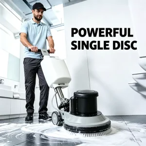 Hotel and Restaurant Tile Floor Cleaning Machine 17 Inch Single Disc Electric Commercial Floor Scrubber