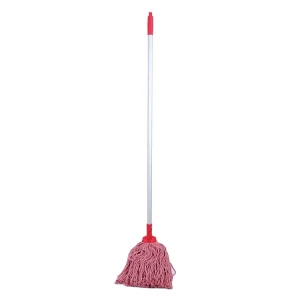 House Bathroom Kitchen Floor Cleaning Looped end String Mop Set Cotton Thread Wet Twist Mop With Handle
