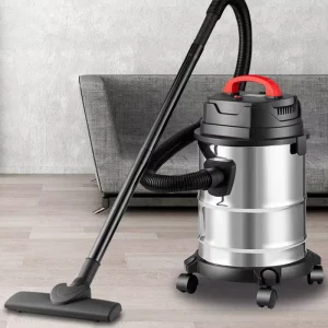 Household 20 L Handheld Bucket Vacuum Cleaner, Wet and Dry, 9-Piece Set with 1 Filter