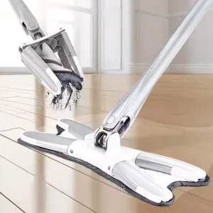 Household 360 Rotatable Lazy Floor Mop Microfiber Floor Dust Mops Cleaner X Shape Wash Squeeze Flat Mop