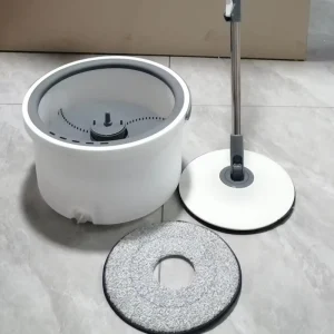 Household 360 Spin Mop and Bucket Set for Bathroom and Outdoor Floor Cleaning