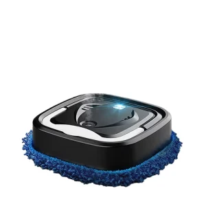 Household Automatic Wet/Dry Sweeping and Mopping Robot with Gyroscope Navigation
