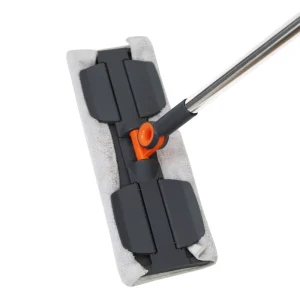 Household Black Mop Speed Mop Wet Floor Cleaning Clip Cloth Flat Mop Wiper Cleaning Floor Disposable Wet Wipes Mop