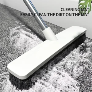 Household Cleaning Tools Comfortable Handle Thick Bristles Floor Broom Brush for Indoor and Outdoor Cleaning