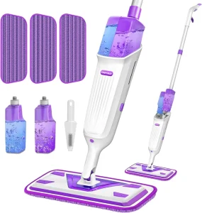 Household E Commerce Lazy Magic Floor Sweeper Cleaning Microfiber Water Spray Flat Mop Newly Designed Spray Mop