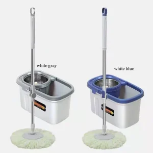 Household Floor Cleaning Adjustable Rotating Spinning Mops 360 Degree Magic Self Wash Turbo Flushing Mop and Bucket Set