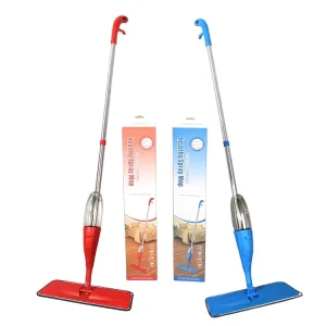 Household Floor Cleaning Flat Mop with Microfiber Pad and Water Spray