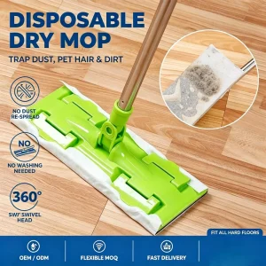 Household Floor Cleaning Mop Wipes, Eco-Friendly Soft Material