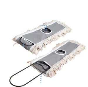 Household Indoor Floor Cleaning Flat Mop Head, Recycled Cotton Dust Mop