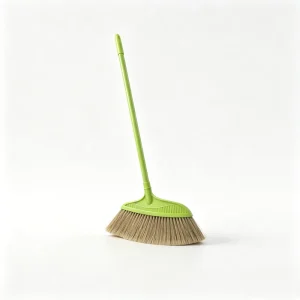 Household Indoor Soft-Bristled Plastic Broom with Plant-Like Appearance