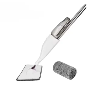 Household Items 360 Rotating Mop Microfibre Fabric Pads Stainless Steel Pole Spray Mop for Home Cleaning