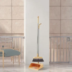 Household Items Space saving Household Foldable Plastic Broom Dustpan Set