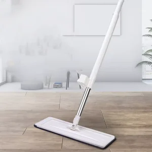 Household Lazy One Push Clean Water Absorbing Mop with Large Panel Floor Cleaning Magic Tool Hands Free Washable Flat Mop