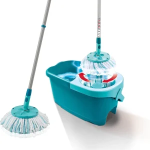 Household Microfiber Telescopic Aluminum Pole Ultrafine Fiber Soft Absorbent Mop Head Floor Cleaning Mop Set