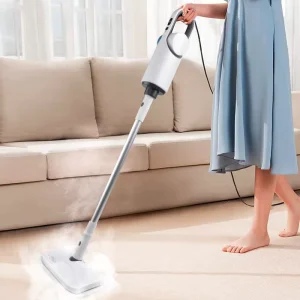 Household Multifunctional Electric Steam Mop for Tile Carpet and Hard Floors Wired Handheld Portable