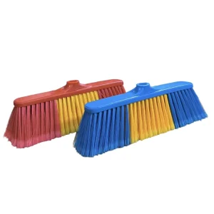 Household PET Plastic Soft-Bristled Floor Cleaning Broom Stick for Outdoor Use, OEM/ODM