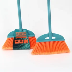 Household Plastic Floor Sweeper Broom Head with Long Handle