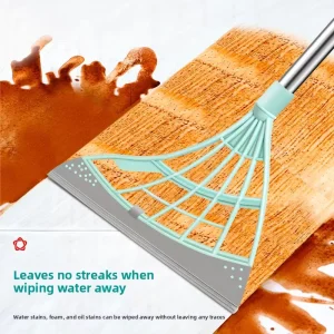 Household Plastic Thickened Broom Dustpan Set Two Piece Magic Broom & Three Piece Squeegee Mop Floor Cleaning Supplies