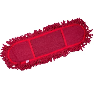 Household Pure Cotton Oiling and Waxing Mop Head Red 60cm Oil Flat Mop Cloth Head