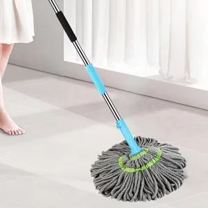 Household Scalable Retractable Microfiber Mop Floor Cleaning Squeeze Cleaning Twist Mop