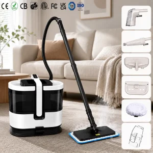 Household Spot Cleaner 4 Mode Water Steam Disinfection Hand held Wet Dry Oil Stain Remover Sofa Tile Floor Carpet Vacuum Cleaner