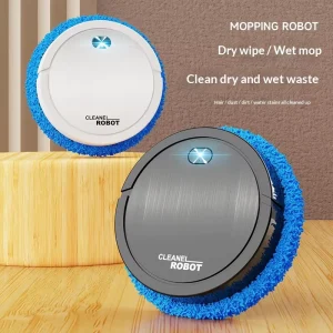 Household Wet/Dry Floor-Cleaning Robot Vacuum and Mop with Brush Motor