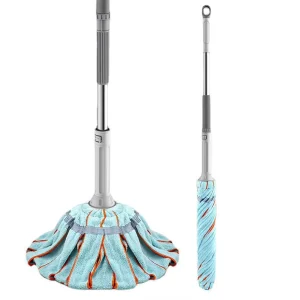 Household Wet Dry Twist Microfiber Mop for Floor Cleaning