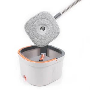 IMAXX 360 Cleaning Microfiber Floor Floating Household Flat Mop Clean Water Separation Square Mop With Bucket