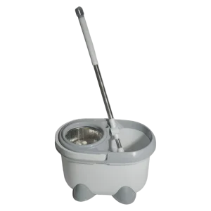 In-Stock 360 Degree Rotating Double-Handle Mop Bucket Set with Hands-Free Spin Drying