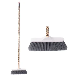 Indoor Broom for Floor Cleaning House Long Handle Soft Bristle Brooms