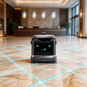 Indoor Industrial AI Cleaning Robot with App Control, Auto Charging, and Automatic Dirt Disposal