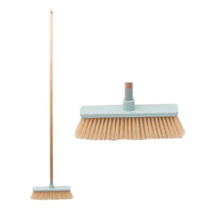 Indoor Outdoor Broom with Long Handle Brooms for Floor Cleaning Sweeping Broom for Garage