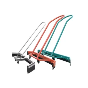Indoor Outdoor Tennis and Basketball Court Ash Pusher Aluminum Water Scraper Green Squeegee Cart