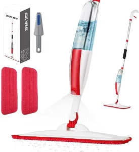 Indoor and Outdoor Flat Floor Cleaning Spray Mop