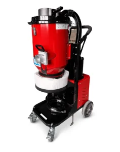 Industrial 1.2KW 120V Dust Extractor for Concrete Floor Grinding Vacuum Cleaner with Cartridge & HEPA Filter for Construction