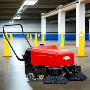 Industrial 1000 Electric Floor Sweeper Machine Automatic Vacuum Cleaning Manual Fuel Core Battery Printing Shops Farms