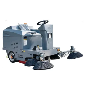 Industrial 1800mm Ride on Floor Sweeper 4 Side Brushes Self Propelled Outdoor Street Road Sweeping Machine Sidewalk Park