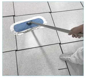 Industrial Autoclavable Stainless Steel Flat Cleanroom ESD Anti-static Dust Mop