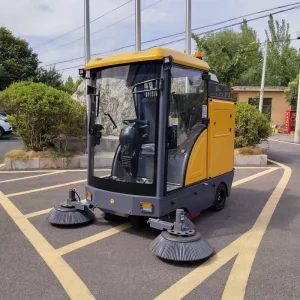 Industrial Automatic Dump Floor Sweeper and Washer