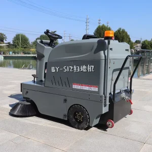 Industrial BY-S12 Ride-On Floor Sweeper and Road Sweeper
