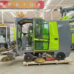 Industrial Commercial Electric Street Sweeper Floor Cleaning Machine with Engine and Motor
