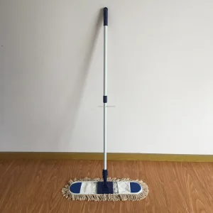 Industrial Cotton Flat Floor Mop with 2 Telescopic Handles