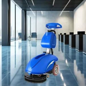 Industrial Double-Brush Floor Scrubber Machine for Home and Commercial Cleaning