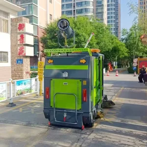 Industrial Electric Construction Floor Sweeper Ride On Road Sweeping Machine with Engine Motor Pump & Gear Factory Price