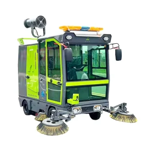 Industrial Electric Floor Sweeper with Anti-Collision System