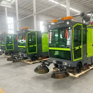 Industrial Electric Floor Sweeper with Engine, Motor, Pump and Gear, Factory Direct