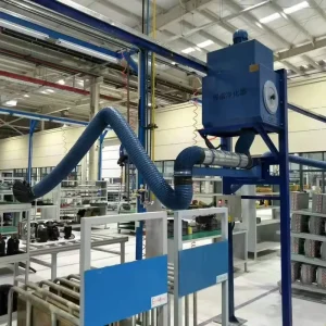 Industrial Electric New Wall Mounted Industrial Vacuum Cleaner Metal Coil 380V 1 Year Warranty